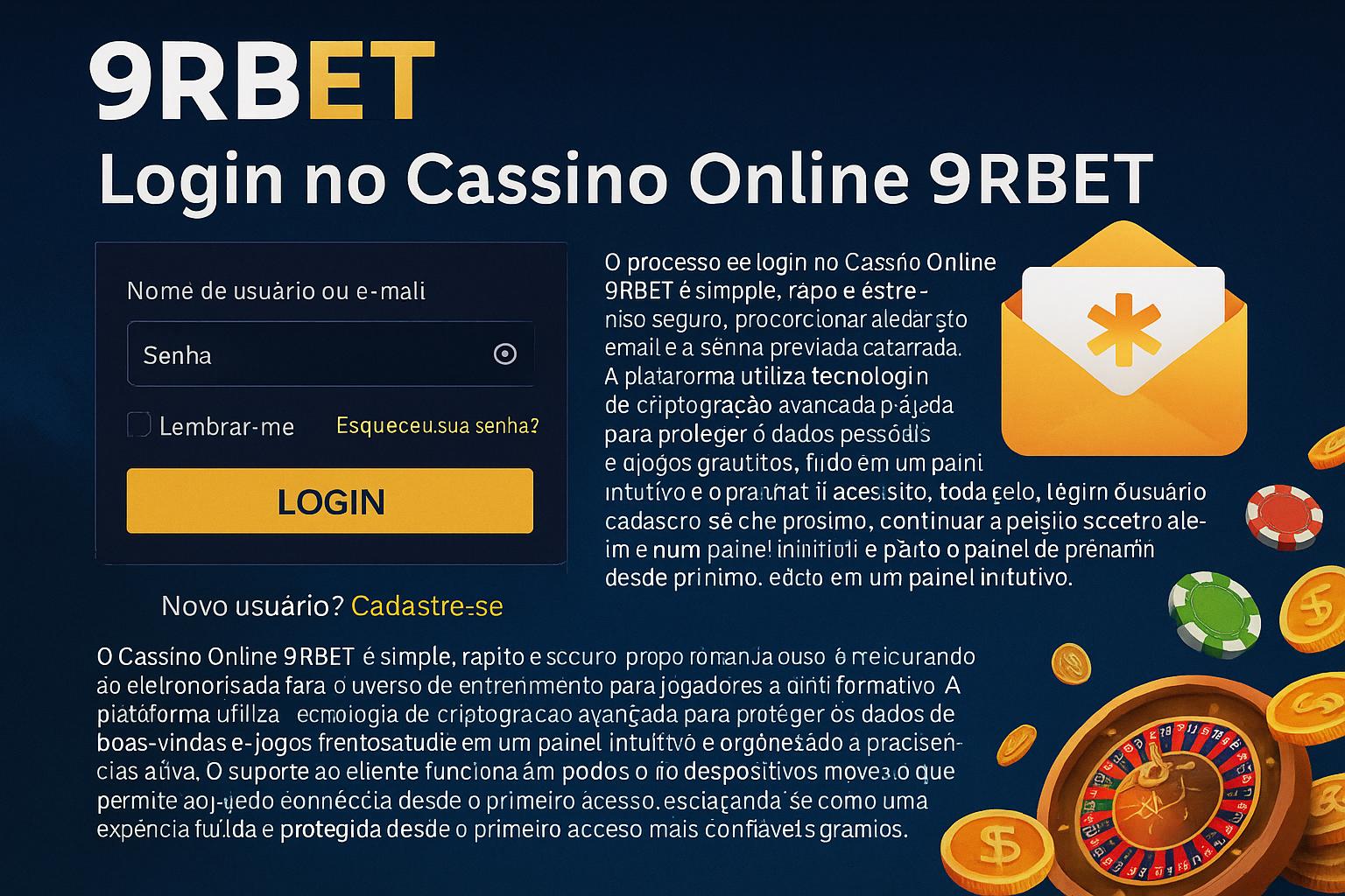 Login no Cassino 9RBET